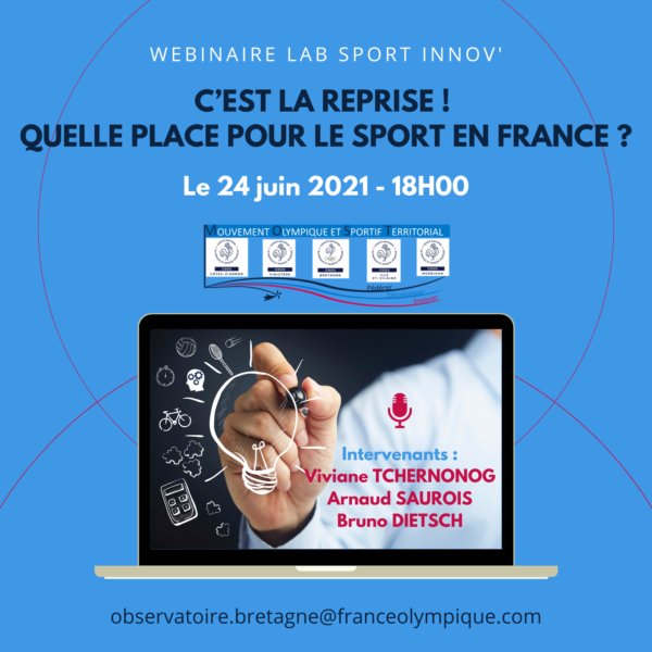 #MOSTBZH : retour sur le Webinaire "C'est la reprise! Quelle place pour le sport en France ? "