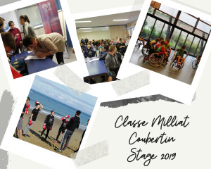 Classe Milliat Coubertin Stage 2019